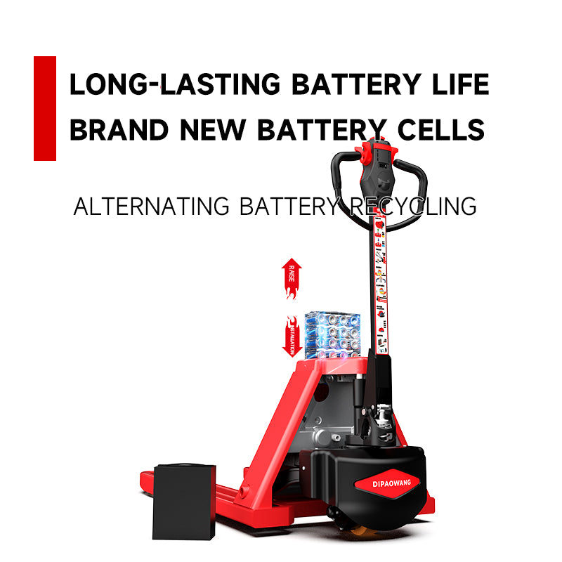 DIPAOWANG-RK28 Lightweight Electric Pallet Truck, 1.5/2.0-ton load capacity